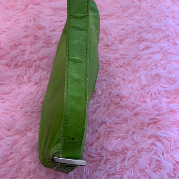 SOLD Fendi Mamma Baguette Mini / Green leather - Picture 13 of 15